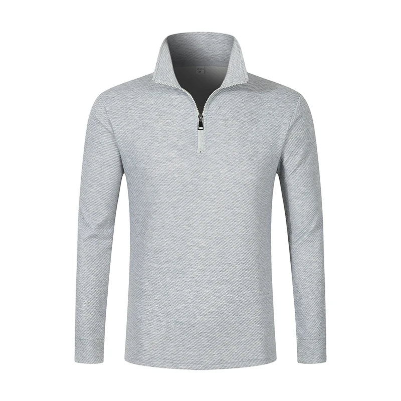 Suéter Slim Masculino com Zíper - 100% Algodão