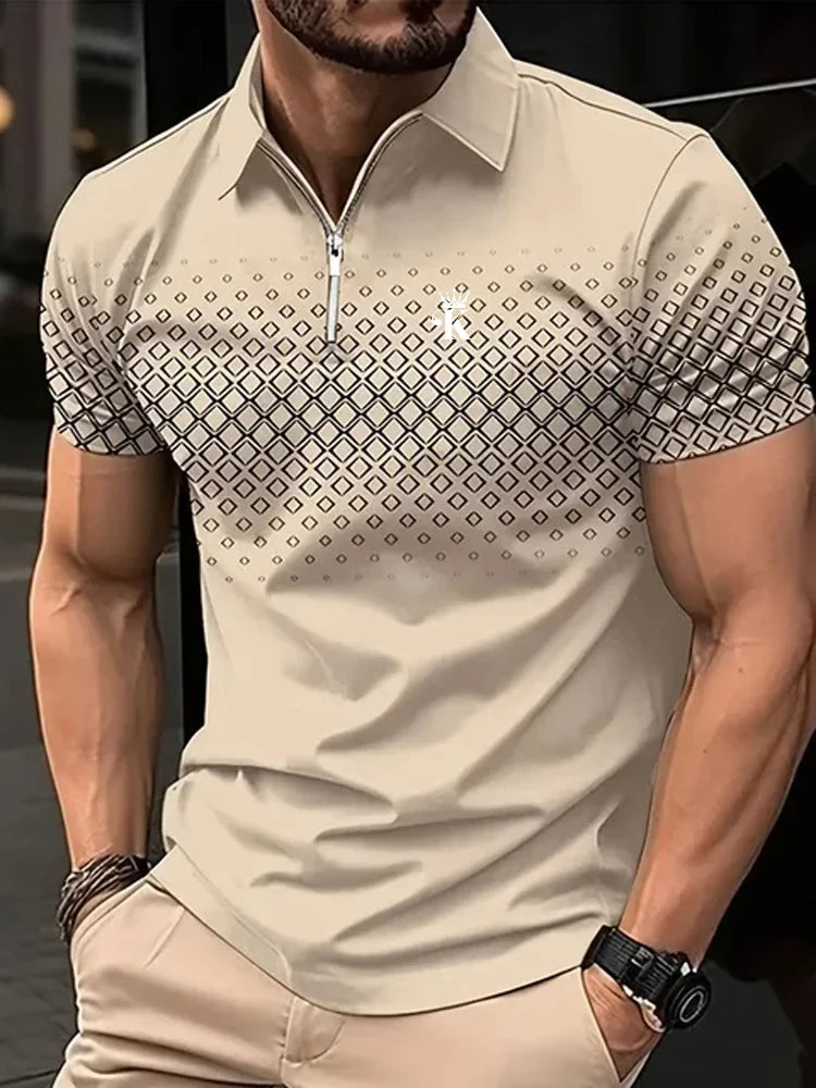 Camisa Polo Masculina Estilo Golfe