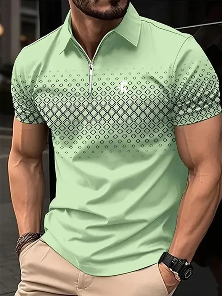 Camisa Polo Masculina Estilo Golfe