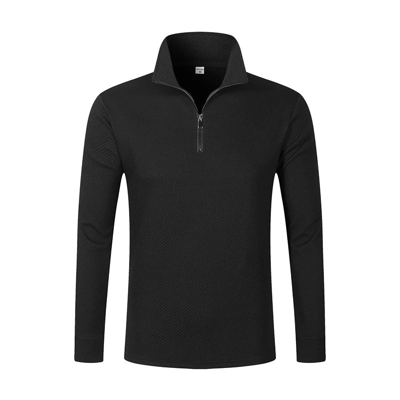 Suéter Slim Masculino com Zíper - 100% Algodão