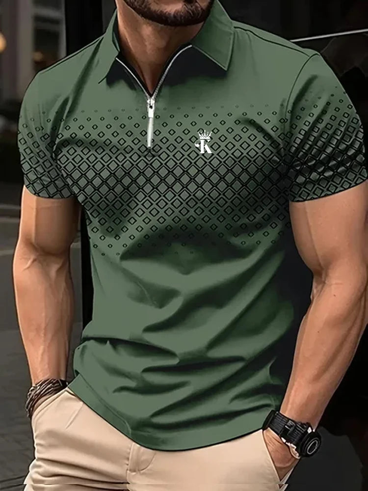 Camisa Polo Masculina Estilo Golfe