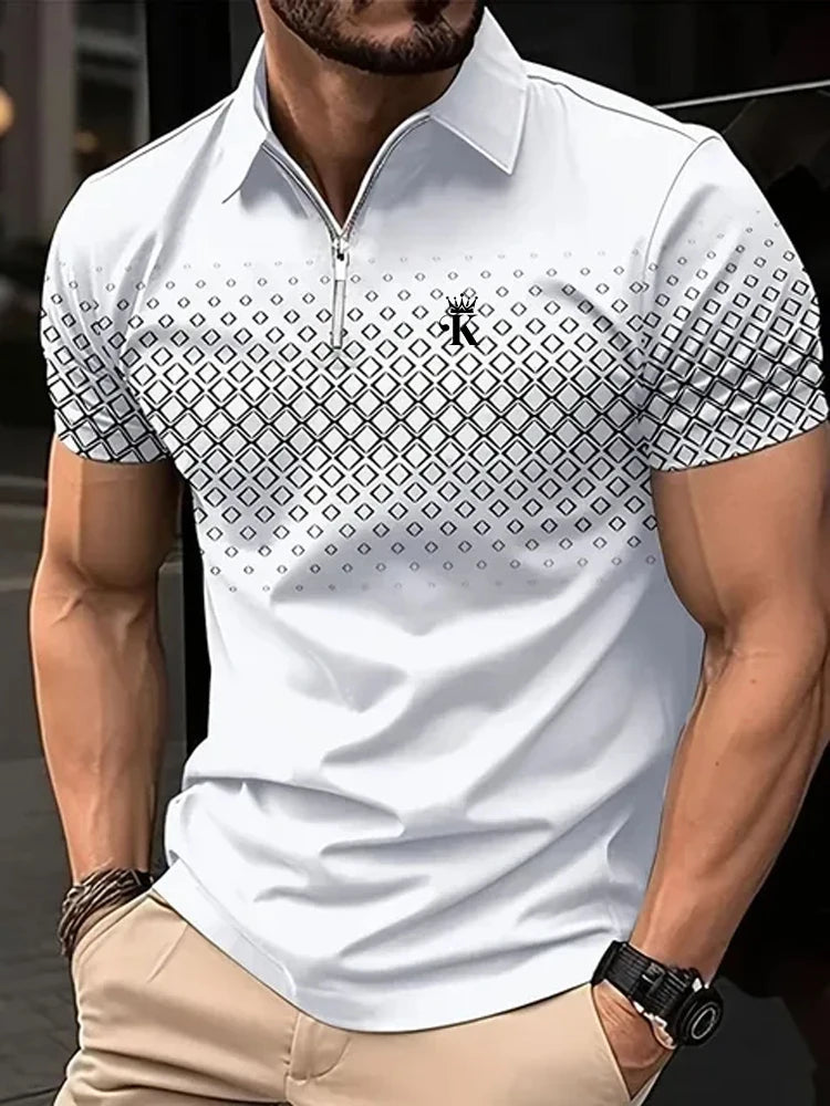 Camisa Polo Masculina Estilo Golfe