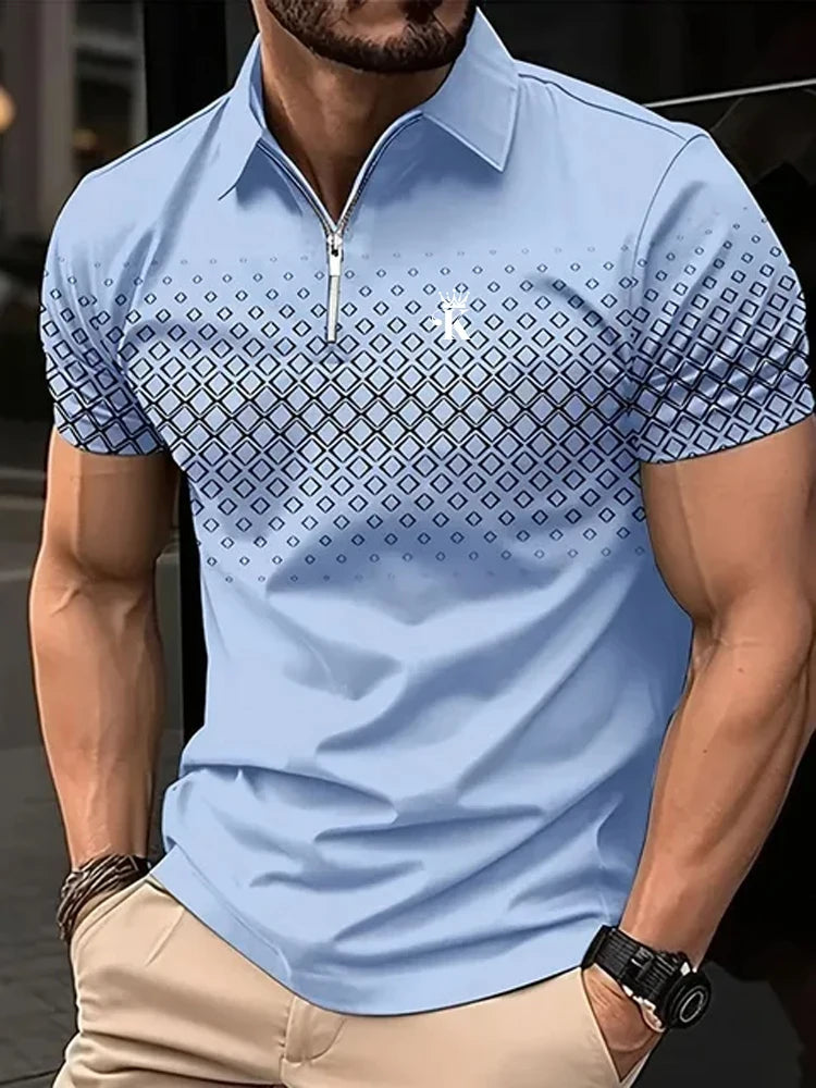 Camisa Polo Masculina Estilo Golfe