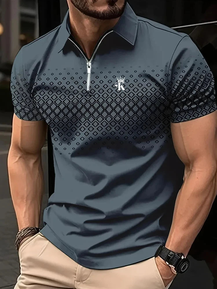 Camisa Polo Masculina Estilo Golfe