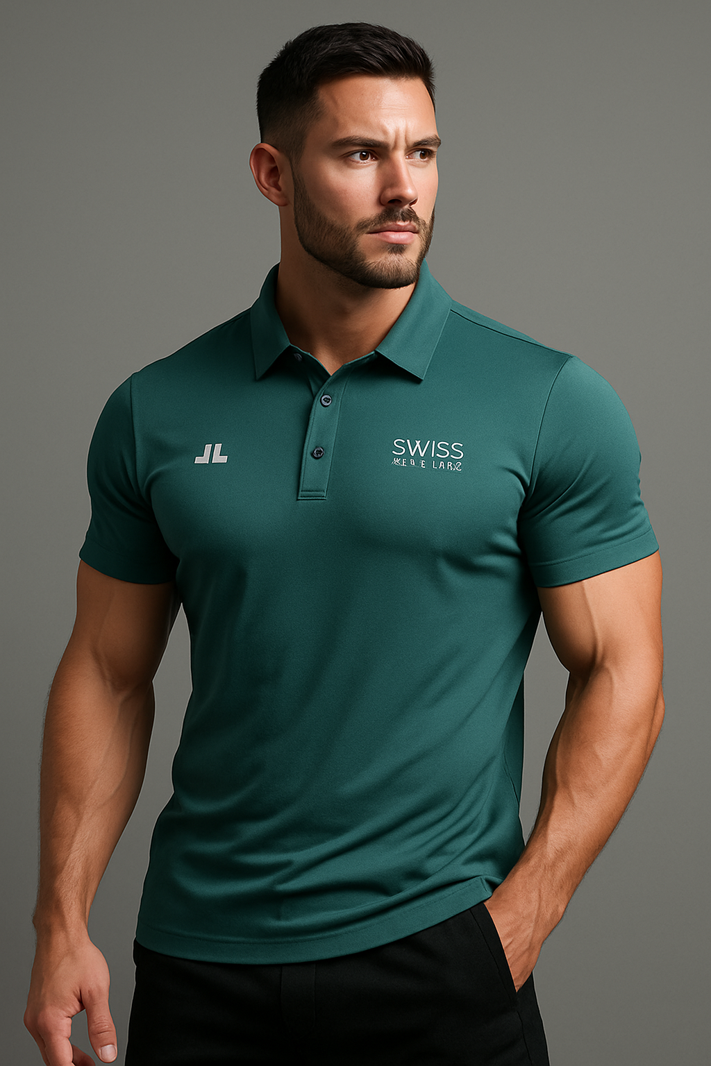Camisa Polo Esportiva Swiss Triathlon