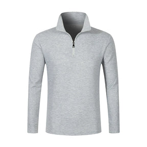 Suéter Slim Masculino com Zíper - 100% Algodão