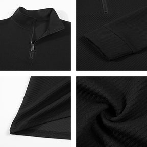 Suéter Slim Masculino com Zíper - 100% Algodão