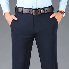Calça Masculina de Terno Casual com Elastano