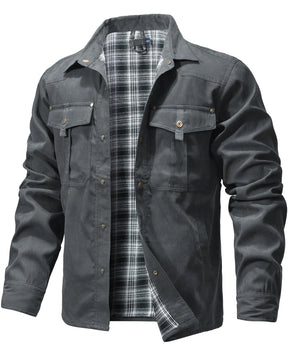 Jaqueta Masculina Slavinson Overshirt Cowboy