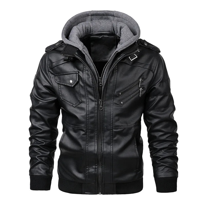 Jaqueta Masculina de Couro Kb