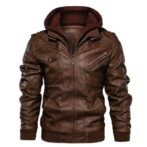 Jaqueta Masculina de Couro Kb