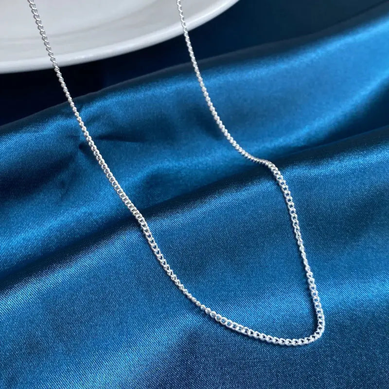 Corrente Veneziana Masculina Prata 925