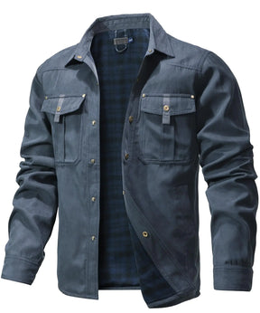 Jaqueta Masculina Slavinson Overshirt Cowboy