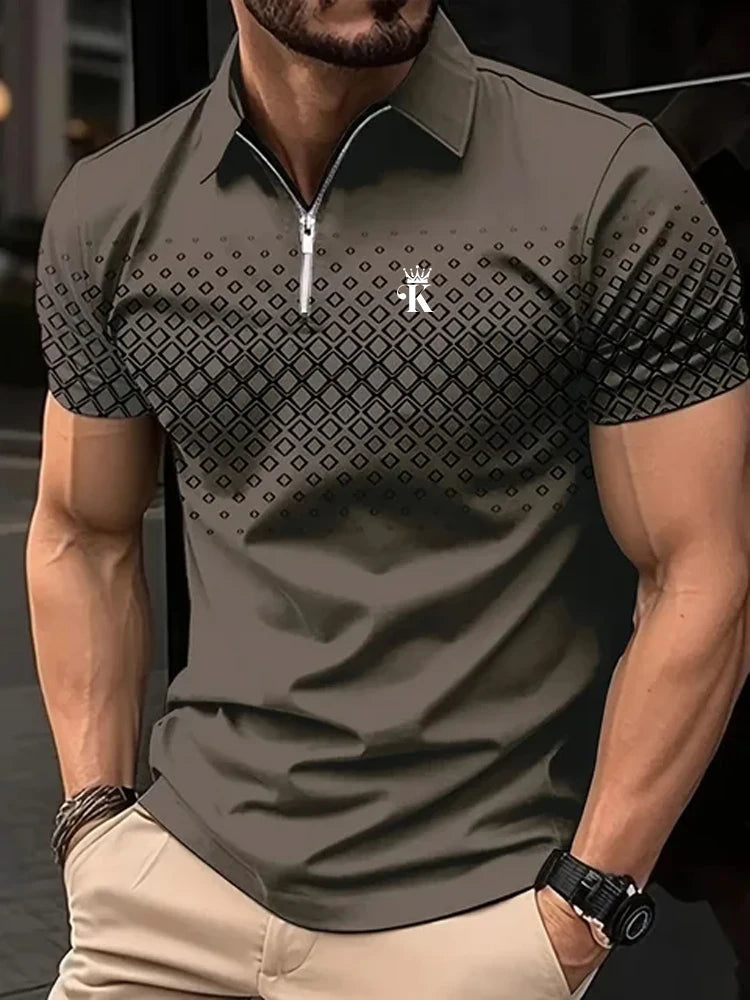 Camisa Polo Masculina Estilo Golfe